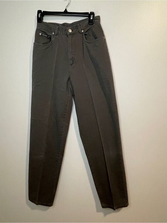 Lauren Ralph Lauren Pants - Lauren Ralph Lauren Olive Green High-Waist Tapered Trousers